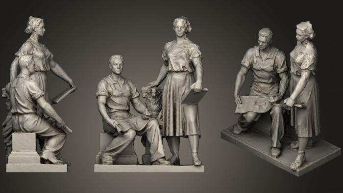 Figurines of people (STKH_0231) 3D model for CNC machine